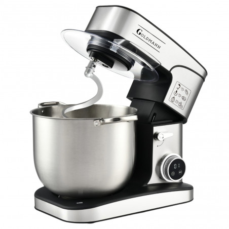 Μίξερ Goldmann GM-1115DP, 3500 W, 16 λίτρα, 6 ταχύτητες + λειτουργία παλμού, χρονοδιακόπτης, ανοξείδωτο δοχείο, LED, ανοξείδωτο