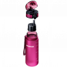 Φιάλη νερού με φίλτρο Aquaphor City 160024, 350 ml, Tritan, Ενεργός άνθρακας, Aqualen, Κάλυμμα με κλείδωμα, Ροζ