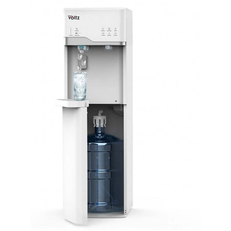 Διανομέας με παγομηχανή Oliver Voltz OV51449G, 120-420 W, 10°-90°C, Κάτω φόρτωση, Ψύξη με συμπιεστή, Λευκό