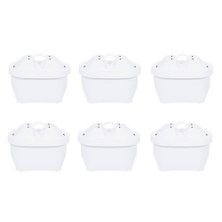 Σετ 6 φίλτρων νερού Aquaphor MAXFOR+ Mg 220008, 200 λίτρα, Λευκό