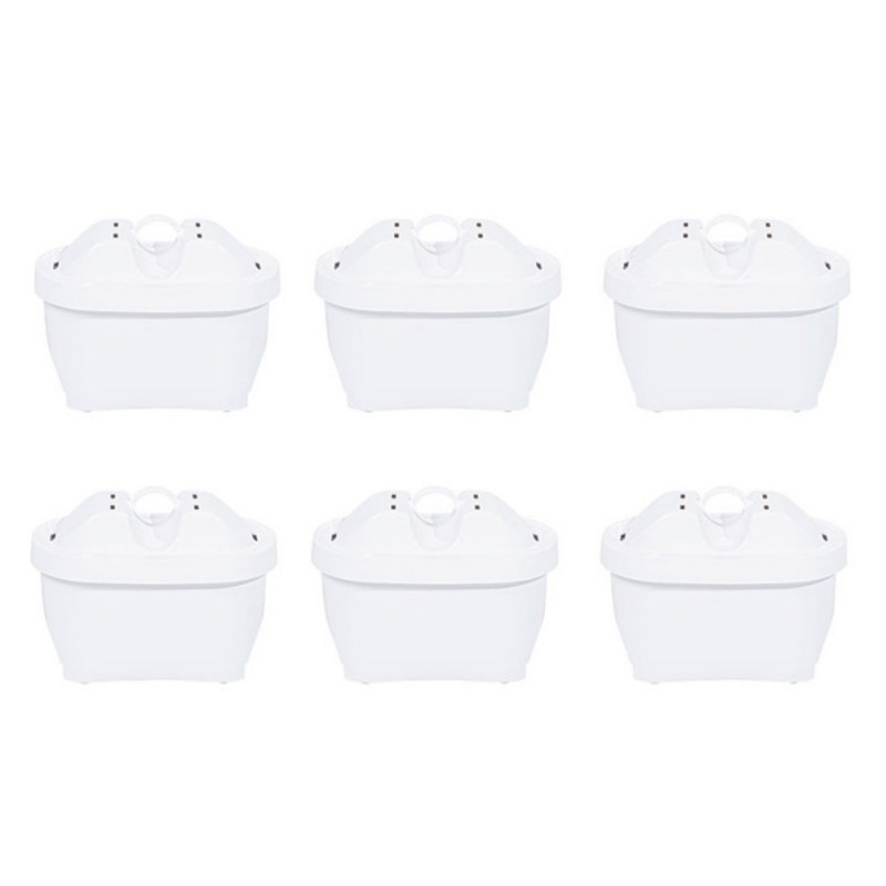 Σετ 6 φίλτρων νερού Aquaphor MAXFOR+ Mg 220008, 200 λίτρα, Λευκό