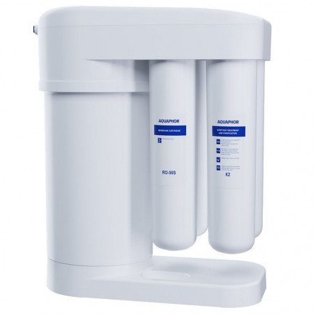 Ενσωματωμένο σύστημα φιλτραρίσματος με αντίστροφη όσμωση Aquaphor DWM-101S Morion 320003, 6,5 bar, 2 l/min, Εμπλουτισμός με μέταλλα, Λευκό