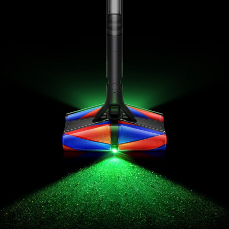 Κάθετη ηλεκτρική σκούπα Dyson PencilVac Fluffycones 492689-01, 55 AW, 30 λεπτά, 80 ml, 140000 Hyperdymium™, Εξαιρετικά λεπτή σχεδίαση, Φωτισμός LED, Μαύρο