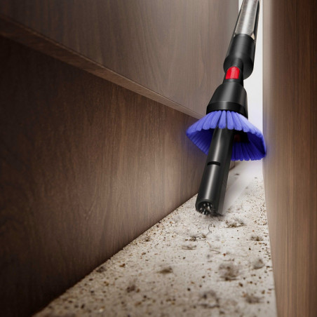 Κάθετη ηλεκτρική σκούπα Dyson PencilVac Fluffycones 492689-01, 55 AW, 30 λεπτά, 80 ml, 140000 Hyperdymium™, Εξαιρετικά λεπτή σχεδίαση, Φωτισμός LED, Μαύρο