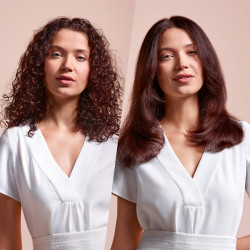 Σίδερο μαλλιών Dyson HT01 Airstrait RdVe/Gd 596931-01, 1600 W, μέγ. 140 °C, ιονισμός, 6 επίπεδα θερμοκρασίας, φιλικό προς τα μαλλιά, επένδυση χαλκού, οθόνη LCD, κόκκινο βελούδο/χρυσό