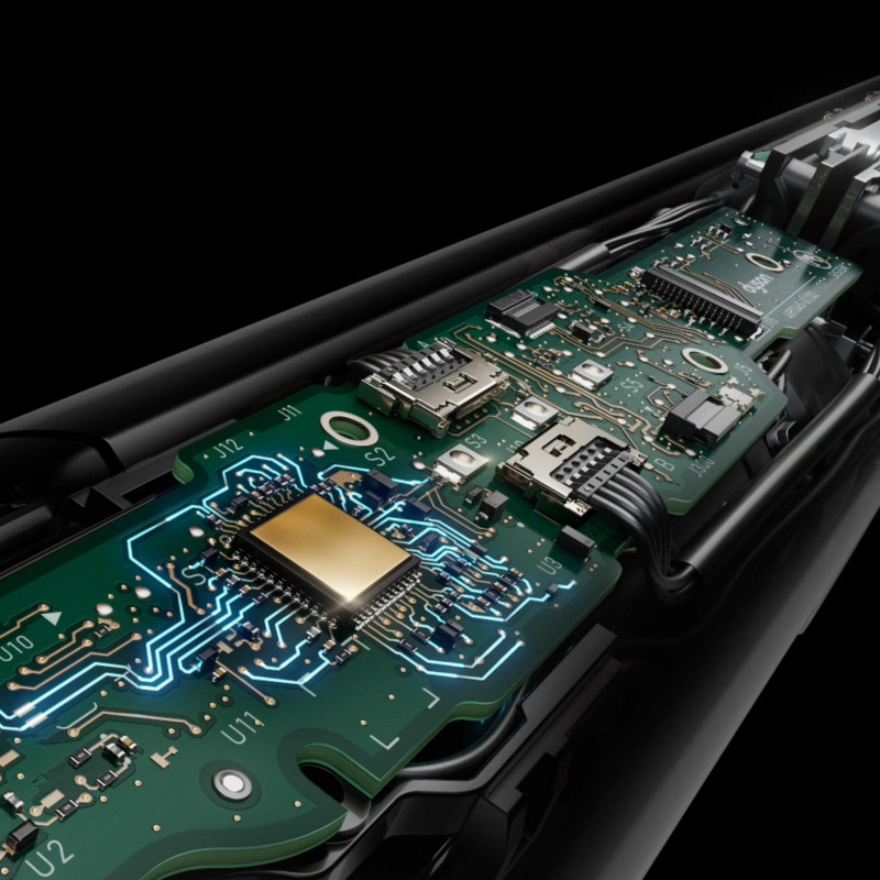 Σίδερο μαλλιών Dyson HT01 Airstrait RdVe/Gd 596931-01, 1600 W, μέγ. 140 °C, ιονισμός, 6 επίπεδα θερμοκρασίας, φιλικό προς τα μαλλιά, επένδυση χαλκού, οθόνη LCD, κόκκινο βελούδο/χρυσό