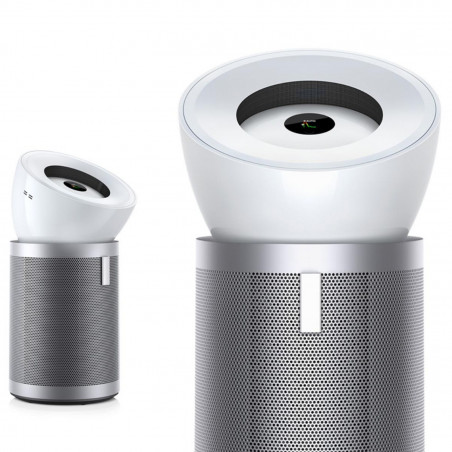 Καθαριστής αέρα Dyson Purifier Big+Quiet Formaldehyde BP02 304511-01 Λευκό/Ασημί, 50 W, 100 m², 90 l/s, 10 ταχύτητες, 2 ρεύματα αέρα, οθόνη LCD, αθόρυβη λειτουργία, Λευκό/Ασημί