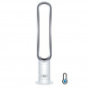 Ανεμιστήρας Dyson Cool™ AM07 300912-01, 56 W, 500 l/s, 10 ταχύτητες, Air Multiplier™, ταλάντωση 70°, χρονοδιακόπτης, λευκό/ασημί