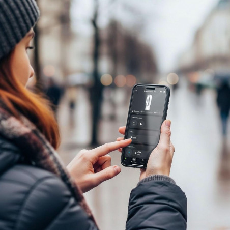 Συσκευή θέρμανσης και ψύξης 2 σε 1 Dyson AM15 Hot+Cool 586340-01, 35 τ.μ., 10 ταχύτητες, ταλάντωση 70°, οθόνη LCD, προστασία από ανατροπή, Air Multiplier™, λευκό/ασημί