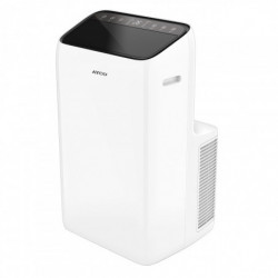 Φορητό κλιματιστικό Ayco MAHC3428, 12000 BTU, Κατηγορία Α, Έως 24 τ.μ., 450 κ.μ., 64 dB, Έλεγχος μέσω οθόνης αφής, Λευκό