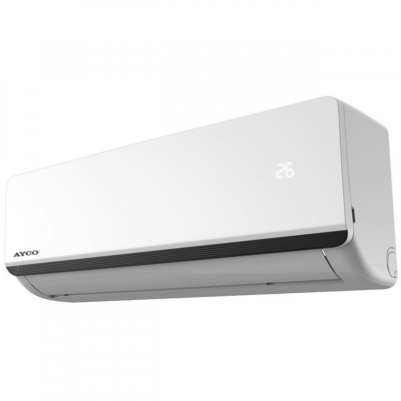 Κλιματιστικό με inverter Ayco 24FP40BW, 24.000 BTU, A++/A+, Έως 55 m², Αυτοκαθαρισμός, Αυτοδιάγνωση, Αυτόματη επανεκκίνηση, Λευκό