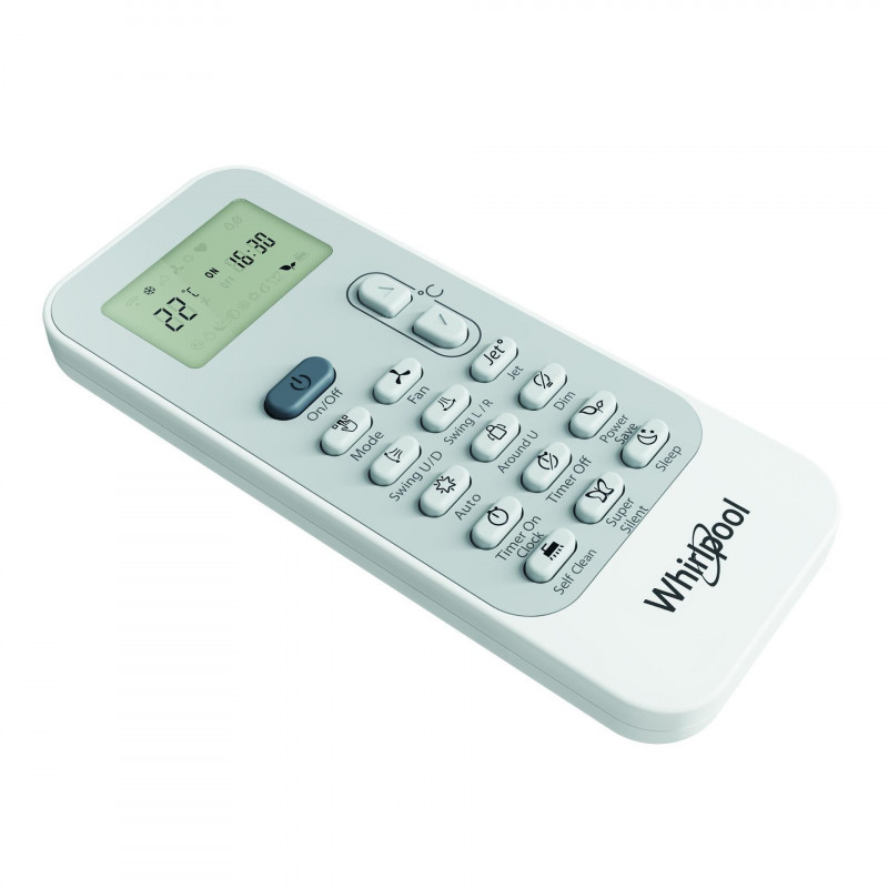 Κλιματιστικό Whirlpool SPICR309WF, 9000 BTU, 25 τ.μ., Α++, Wi-Fi, 6TH SENSE, HEPA, Λευκό