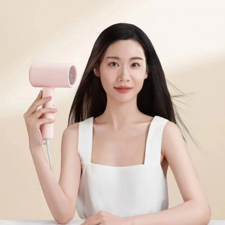 Στεγνωτήρας μαλλιών Xiaomi Compact Hair Dryer H101, 1600 W, 2 ρυθμίσεις θερμοκρασίας, ιονισμός, Cool Shot, ροζ