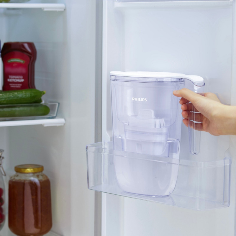 Φίλτρο νερού Philips AWP2933WHT/58, 2,6 λίτρα, Ψηφιακό χρονόμετρο, Micro X-Clean, Λευκό