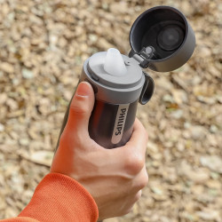 Φίλτρο νερού Philips GoZero Daily AWP2771GRR/58, 550 ml, ανοξείδωτο ατσάλι 18/8, θερμομονωτική επένδυση, διπλό τοίχωμα, γκρι