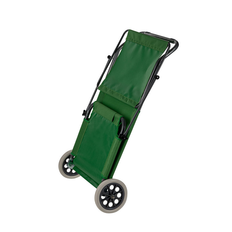 Σετ 4 ξαπλώστρες με τέντα Muhler 1005988, 147x52x24 εκ., έως 90 κιλά, πτυσσόμενο, με ροδάκια, πράσινο