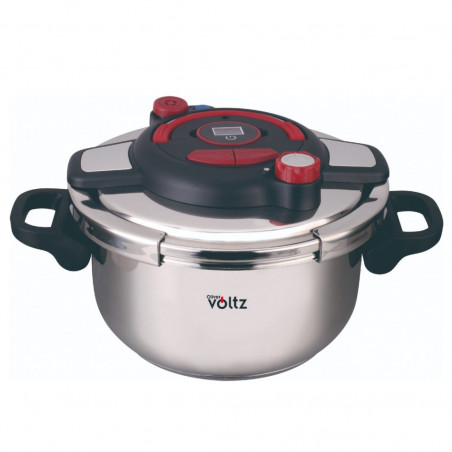 Χύτρα ταχύτητας Oliver Voltz OV51311B9, 9 λίτρα, έως 100 kPa, βαλβίδα ασφαλείας, επαγωγική, ανοξείδωτο ατσάλι