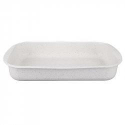 Ταψί Oliver Voltz Nice OV51222E35S, 35x24x5,5 εκ., Επίστρωση μαρμάρου, Χωρίς PFOA, Κρεμ χρώμα