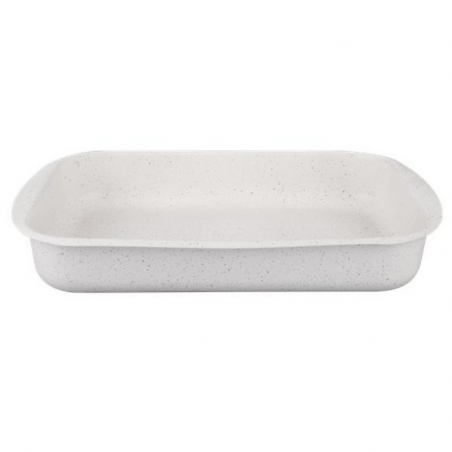 Ταψί Oliver Voltz Nice OV51222E35S, 35x24x5,5 εκ., Επίστρωση μαρμάρου, Χωρίς PFOA, Κρεμ χρώμα