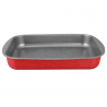 Ταψί Oliver Voltz Florence OV51222B35S, 35x24x5,5 εκ., Επίστρωση μαρμάρου, Χωρίς PFOA, Κόκκινο