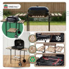 Προϊόν με ανοιχτή συσκευασία: Royalty Line RL-AF3.1 Healthy Cooker, 1400W, 3 λίτρα, 5 μερίδες, Ζεστός αέρας, Μαύρο