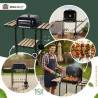 Προϊόν με ανοιχτή συσκευασία: Royalty Line RL-AF3.1 Healthy Cooker, 1400W, 3 λίτρα, 5 μερίδες, Ζεστός αέρας, Μαύρο