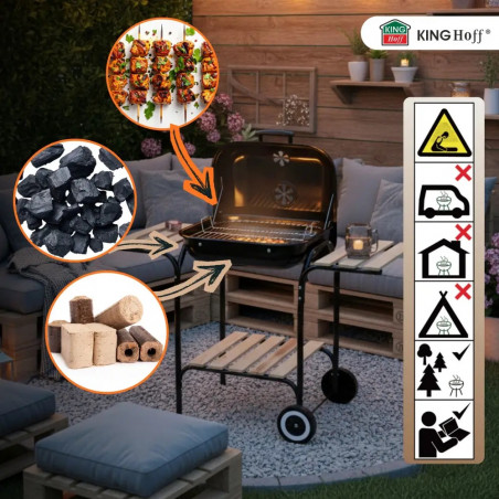 Προϊόν με ανοιχτή συσκευασία: Royalty Line RL-AF3.1 Healthy Cooker, 1400W, 3 λίτρα, 5 μερίδες, Ζεστός αέρας, Μαύρο