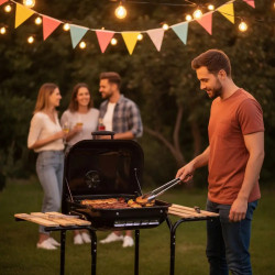 Προϊόν με ανοιχτή συσκευασία: Royalty Line RL-AF3.1 Healthy Cooker, 1400W, 3 λίτρα, 5 μερίδες, Ζεστός αέρας, Μαύρο