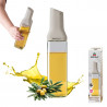 Γυάλινη φιάλη για σάλτσες Kinghoff KH 2004, 500 ml, Δοσομετρητής, Στεγανό κλείσιμο, Μπεζ