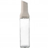 Γυάλινη φιάλη για σάλτσες Kinghoff KH 2004, 500 ml, Δοσομετρητής, Στεγανό κλείσιμο, Μπεζ