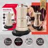 Ηλεκτρική κουβανέζικη καφετιέρα Klausberg KB 7999, 500 W, 6 φλιτζάνια, ενσωματωμένη θερμαντική αντίσταση, βαλβίδα ασφαλείας, Μπεζ