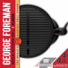 Ηλεκτρική ψησταριά/γκριλ George Foreman 22460-56, 2400 W, 44,5 εκ., 15 μερίδες, 5 επίπεδα θερμοκρασίας, Αντικολλητική επίστρωση, Μαύρο