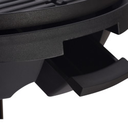 Ηλεκτρική ψησταριά/γκριλ George Foreman 22460-56, 2400 W, 44,5 εκ., 15 μερίδες, 5 επίπεδα θερμοκρασίας, Αντικολλητική επίστρωση, Μαύρο