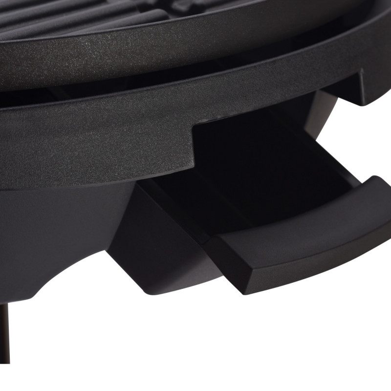 Ηλεκτρική ψησταριά/γκριλ George Foreman 22460-56, 2400 W, 44,5 εκ., 15 μερίδες, 5 επίπεδα θερμοκρασίας, Αντικολλητική επίστρωση, Μαύρο