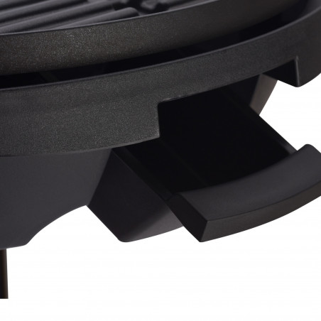 Ηλεκτρική ψησταριά/γκριλ George Foreman 22460-56, 2400 W, 44,5 εκ., 15 μερίδες, 5 επίπεδα θερμοκρασίας, Αντικολλητική επίστρωση, Μαύρο