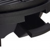 Ηλεκτρική ψησταριά/γκριλ George Foreman 22460-56, 2400 W, 44,5 εκ., 15 μερίδες, 5 επίπεδα θερμοκρασίας, Αντικολλητική επίστρωση, Μαύρο