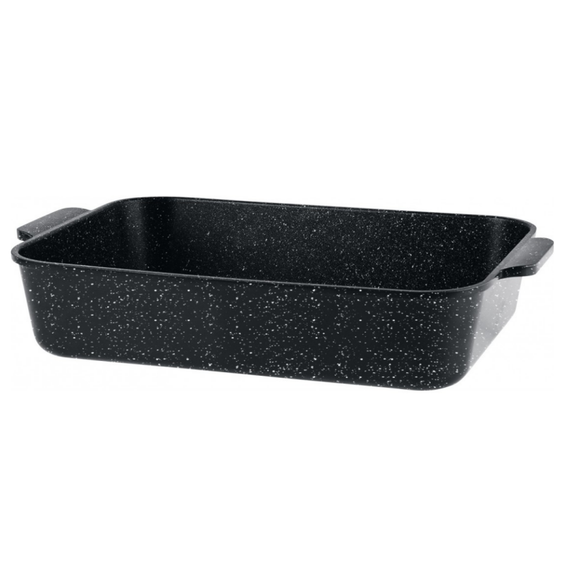 Τάψι φούρνου και εστίας Oliver Voltz OV54322CS30, 30x21x5,7 εκ., Εμαγιέ, Αντικολλητική επίστρωση, Επαγωγή, Μαύρο