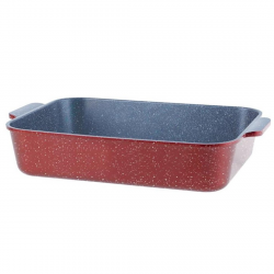 Τάψι φούρνου και εστίας Oliver Voltz OV54322BS30, 30x21x5,7 εκ., Εμαγιέ, Αντικολλητική επίστρωση, Επαγωγή, Κόκκινο