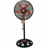 Ανεμιστήρας Oliver Voltz OV51760N18, 50 W, 18", 3 ταχύτητες, φωτεινή ένδειξη, ρύθμιση, μαύρο/πορτοκαλί