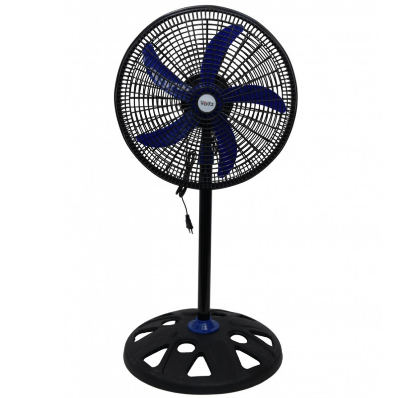 Ανεμιστήρας Oliver Voltz OV51760N18, 50 W, 18", 3 ταχύτητες, φωτεινή ένδειξη, ρύθμιση, μαύρο/μπλε