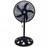 Ανεμιστήρας Oliver Voltz OV51760N18, 50 W, 18", 3 ταχύτητες, φωτεινή ένδειξη, ρύθμιση, μαύρο/μπλε