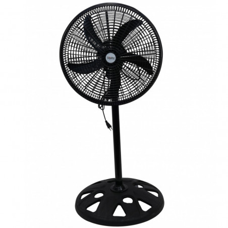 Ανεμιστήρας Oliver Voltz OV51760N18, 50 W, 18", 3 ταχύτητες, Φωτεινή ένδειξη, Ρύθμιση, Μαύρος