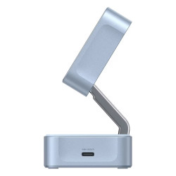 Ασύρματο φορτιστή 2 σε 1 UGREEN W752, μέγιστη ισχύς 35 W, MagFlow 25 W Qi2, USB-C, Γκρι