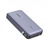 Φορητή μπαταρία UGREEN PB205, 25000mAh, PD 3.1 145W, ψηφιακή οθόνη LED, κατάλληλη για αεροπορικά ταξίδια, USB-C, Γκρι