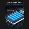Φορητή μπαταρία UGREEN PB720, 20000mAh, PD 3.0 100W, ψηφιακή οθόνη LED, κατάλληλη για αεροπορικά ταξίδια, USB-C, Γκρι