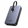 Φορητή μπαταρία UGREEN PB505, 20000mAh, PD 3.0 22,5W, Ενσωματωμένο καλώδιο, Ψηφιακή ένδειξη LED, Κατάλληλη για αεροπορικά ταξίδια, Γκρι