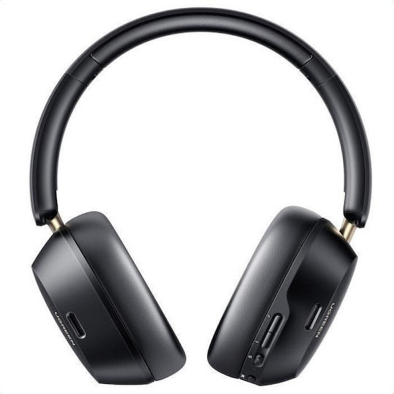 Ασύρματα ακουστικά UGREEN HiTune ANC Max5c HP203, Έως 75 ώρες, Spatial Audio, Hi-Res, Υβριδική ακουστική απομόνωση ANC, Αναδιπλούμενα, Μαύρα