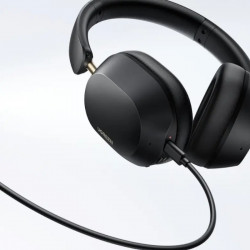 Ασύρματα ακουστικά UGREEN HiTune ANC Max5c HP203, Έως 75 ώρες, Spatial Audio, Hi-Res, Υβριδική ακουστική απομόνωση ANC, Αναδιπλούμενα, Μαύρα