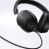 Ασύρματα ακουστικά UGREEN HiTune ANC Max5c HP203, Έως 75 ώρες, Spatial Audio, Hi-Res, Υβριδική ακουστική απομόνωση ANC, Αναδιπλούμενα, Μαύρα