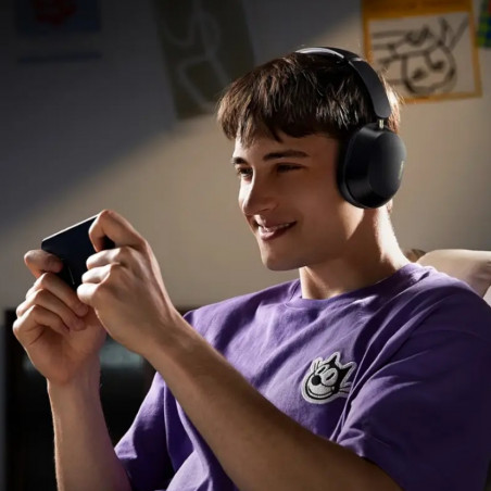 Ασύρματα ακουστικά UGREEN HiTune ANC Max5c HP203, Έως 75 ώρες, Spatial Audio, Hi-Res, Υβριδική ακουστική απομόνωση ANC, Αναδιπλούμενα, Μαύρα